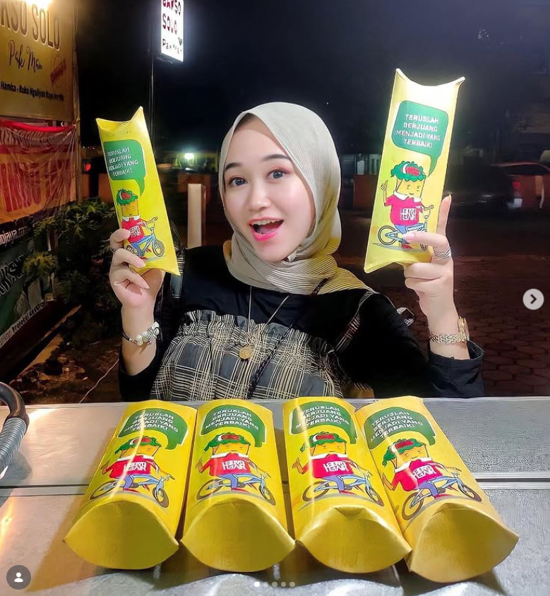 Kemasan Kebabbaik dengan pesan positif