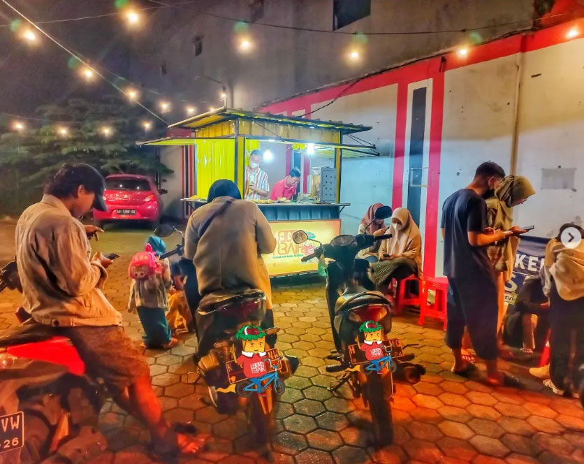 Salah satu lapak Kebabbaik